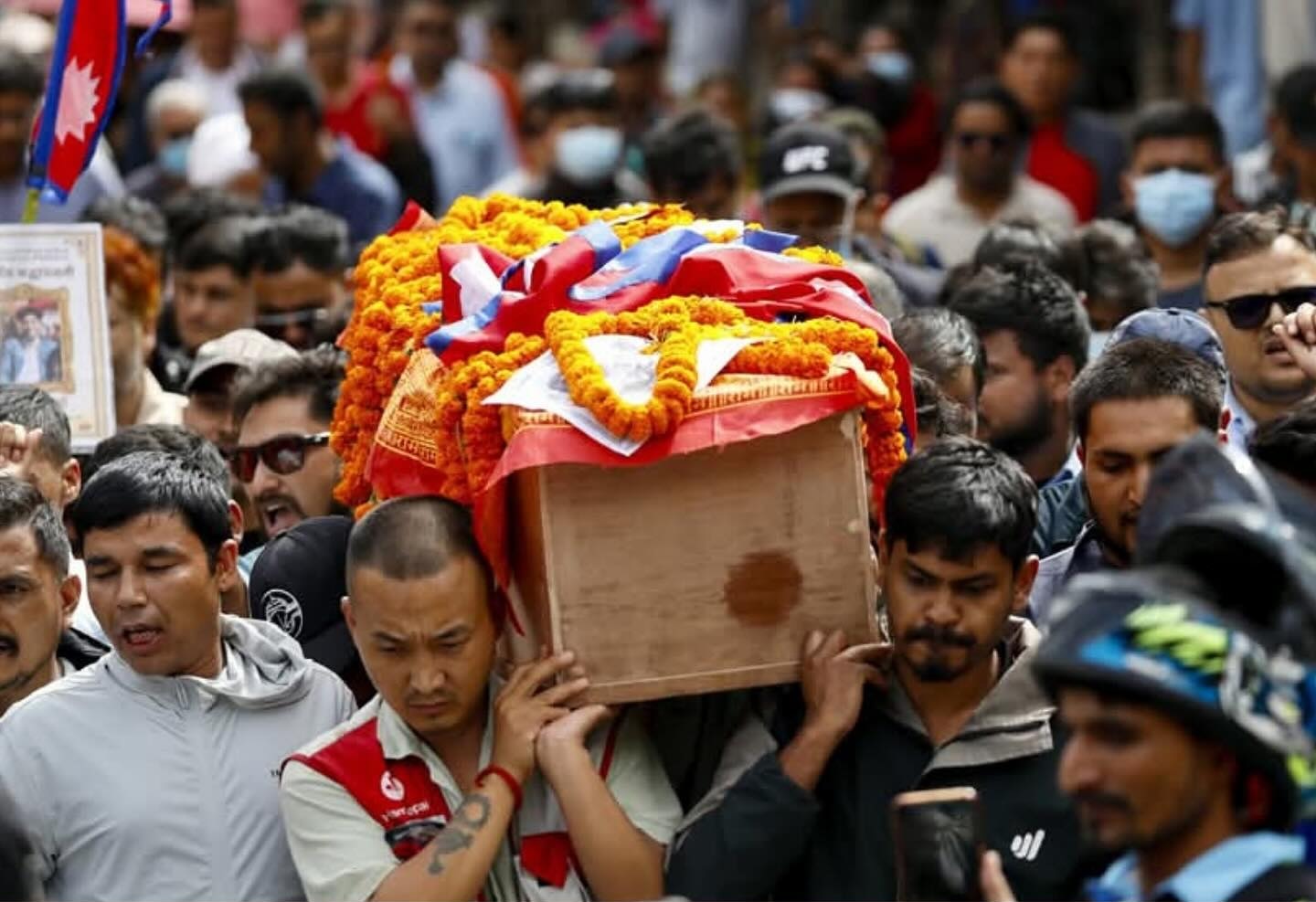 Memorial procession honoring martyrs